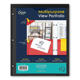 HD POLY VIEW TWIN POCKET PORTFOLIO ASST COLORS