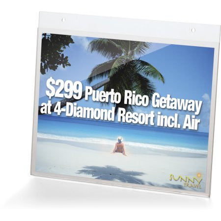 WALL SIGN HOLDER HORIZONTAL 8.5 " X 11"