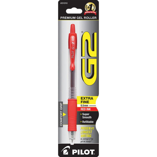 GEL INK G2 EXTRA FINE RED