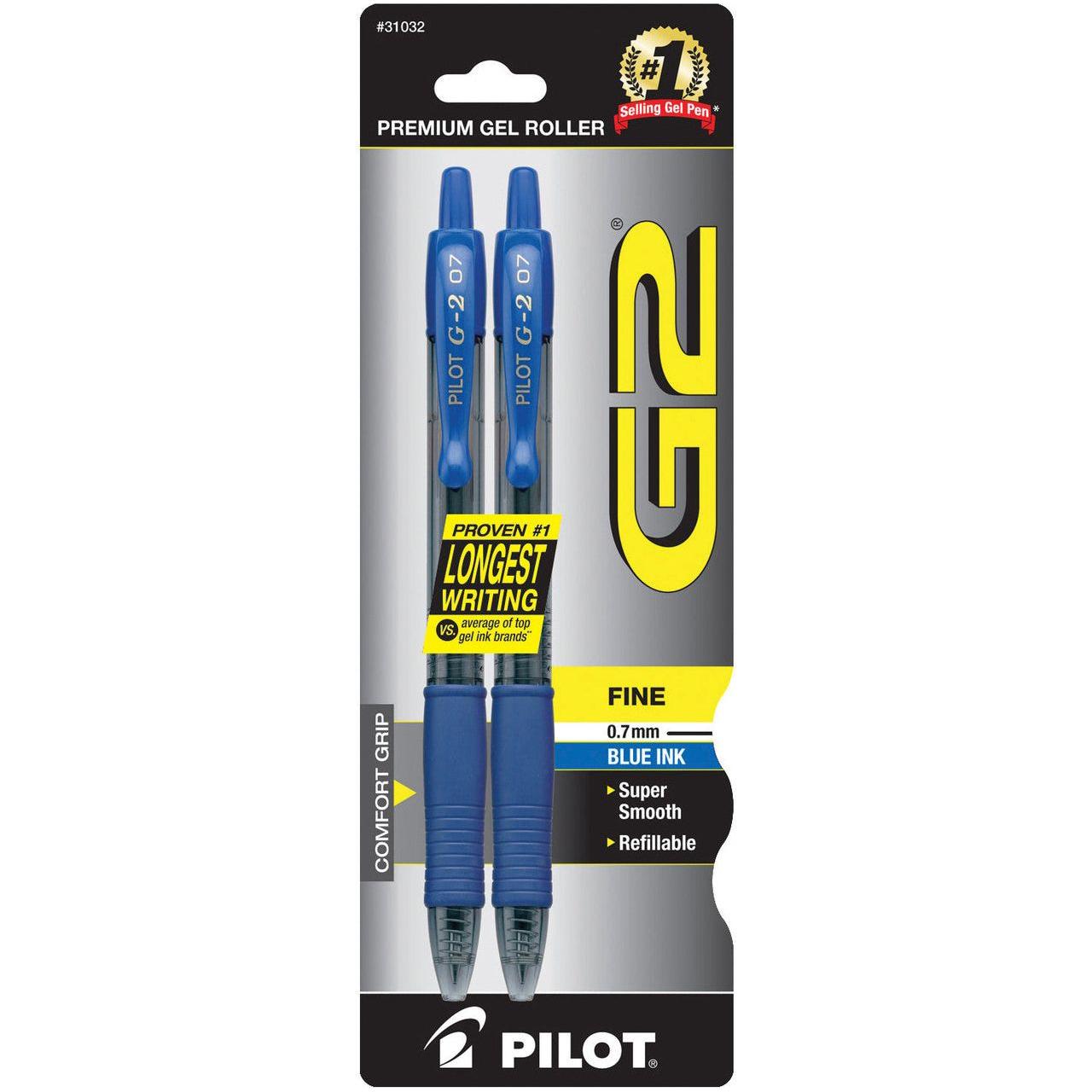 G2 GEL PEN .7 FINE BLUE PQ.2