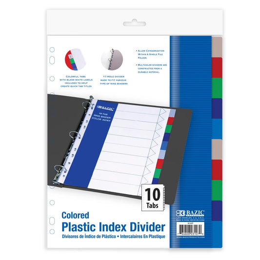 Index Divider Color Index 10 Tabs