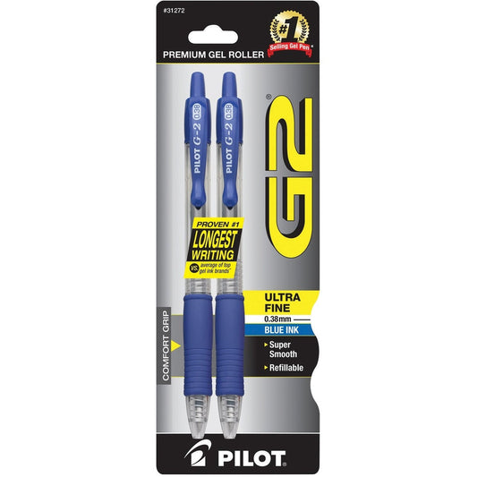 PT GEL INK G2 ULTRA FINE 0.38 BLUE (PQ.2)