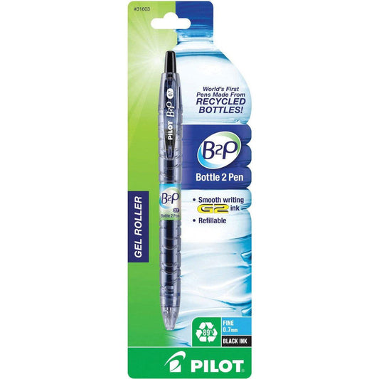 PT B2P GEL PEN BLACK FINE
