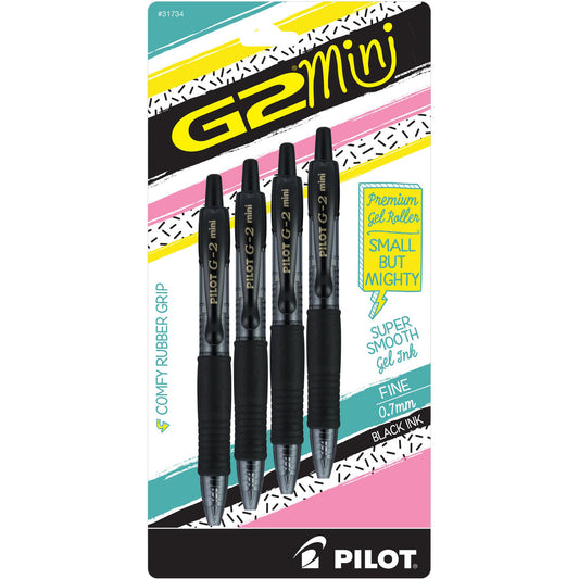 G2 GEL PEN MINI .7 FINE BLACK PQ.4