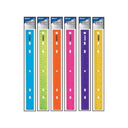JEWELTONES COLOR RULER 12"