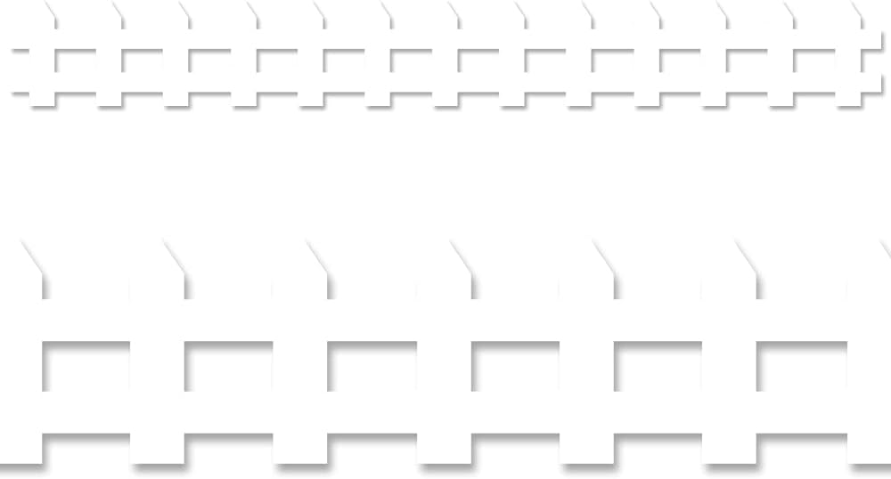 BORDER PICKET FENCE 48 FT. 24 STRIPS