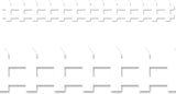 BORDER PICKET FENCE 48 FT. 24 STRIPS