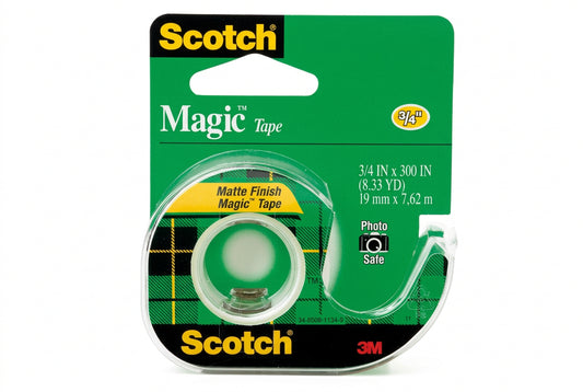 Magic Tape 3/4" X 300" C/Dispenser - JA Riollano
