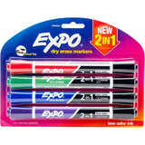 EXPO DUAL END 4 COLOR ASST