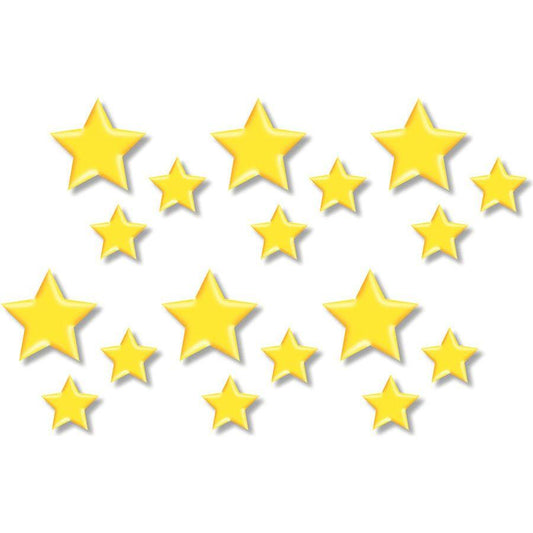 STARS BRIGHT YELLOW ACCENTS