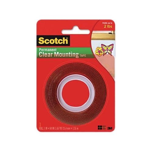 MOUNTING TAPE CLEAR 1" X 60"
