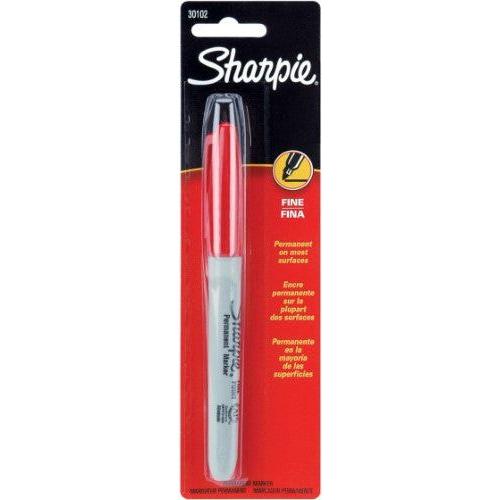 SHARPIE FINE RED