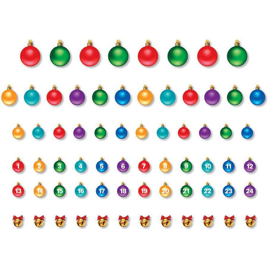 ACCENTS CHRISTMAS ORNAMENTS 112 PCS
