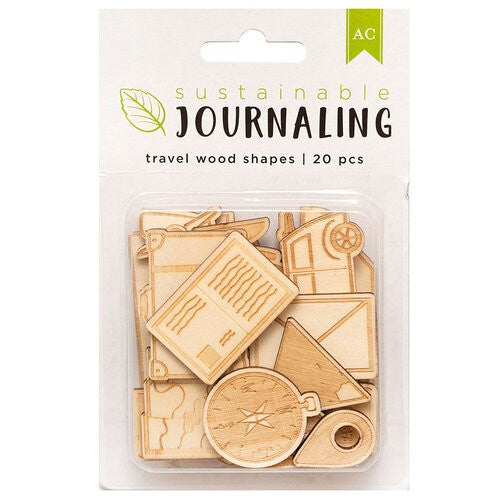 SUSTAINABLE TRAVEL WOOD SHAPES 20PCS