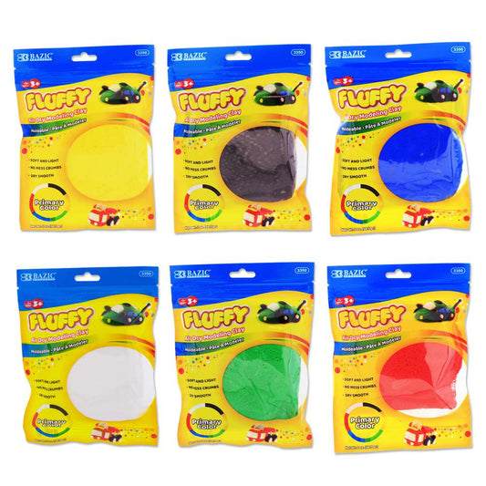2 OZ. PRIMARY COLORS AIR DRY MODELING CLAY