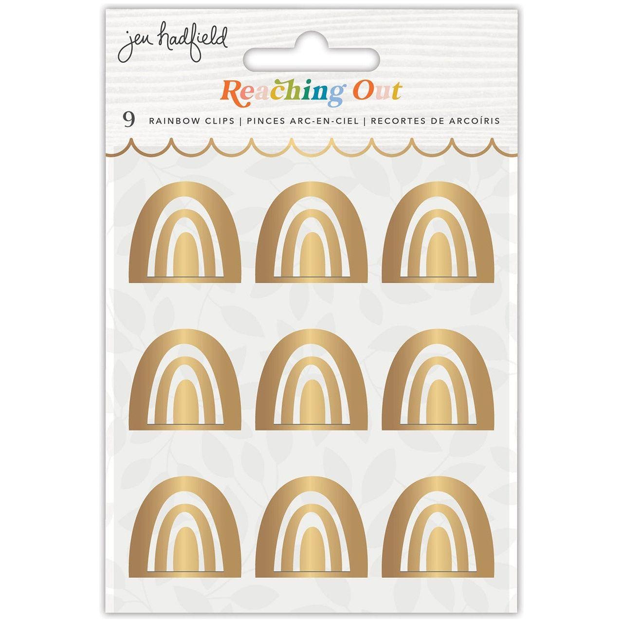 REACHING OUT RAINBOW CLIPS (9 PIECE)