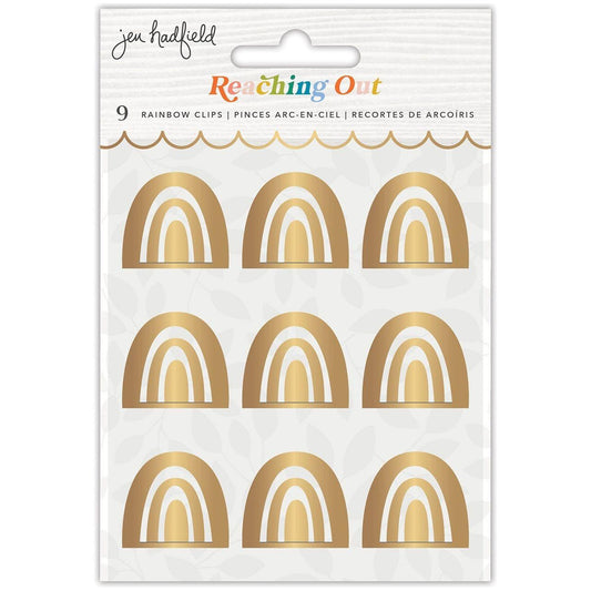 REACHING OUT RAINBOW CLIPS (9 PIECE)