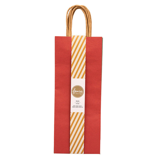 GIFT BAGS WINE BRIGHTS COLORS 6PCS