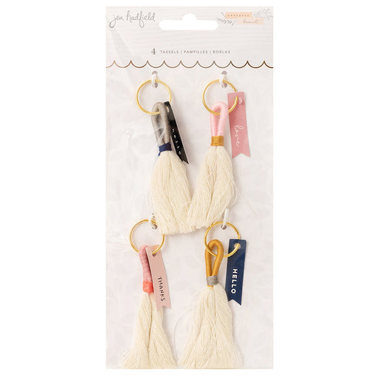 TASSELS PEACEFUL HEART 4PCS