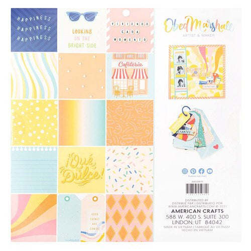 PAPER PAD FANTASTICO 12X12 48 SHEETS