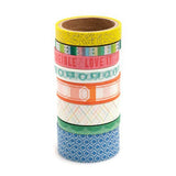 WASHI TAPE HOLOGRAPHIC FOIL FANTASTICO 8PCS