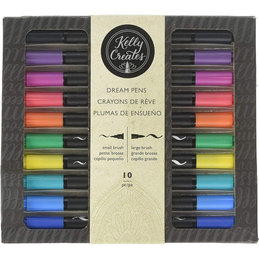 KELLY CREATES DREAM PEN DUAL TIPPED RAINBOW 10PCS