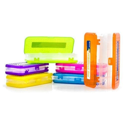 BRIGHT COLOR DOUBLE DECK ORGANIZER BOX 8"