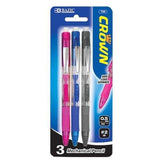 CROWN 0.5 MM MECHANICAL PENCIL PQT. 3