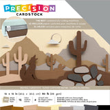 NEUTRAL PRECISION CARDSTOCK PAD 12X12 60SHEETS