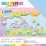 PRECISION CARDSTOCKPASTEL TEXTURED 12X12 60PCS
