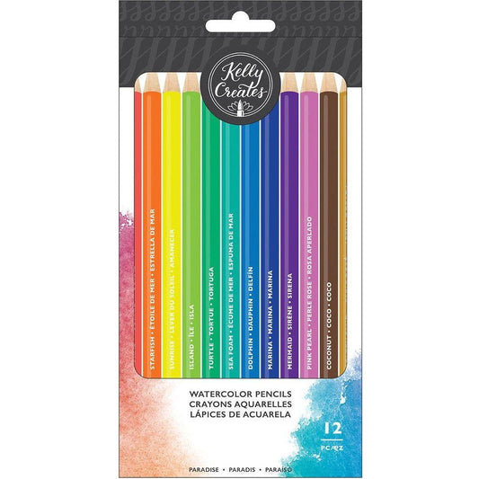 KELLY CREATES WATERCOLOR BRUSH LETTERING PENCIL 12