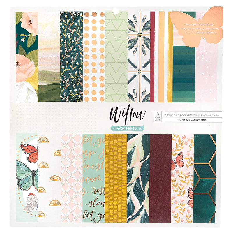 WILLOW COPPER FOIL PAPER PAD 12X12 36 SHEETS
