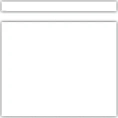 WHITE STRAIGHT BORDER TRIM