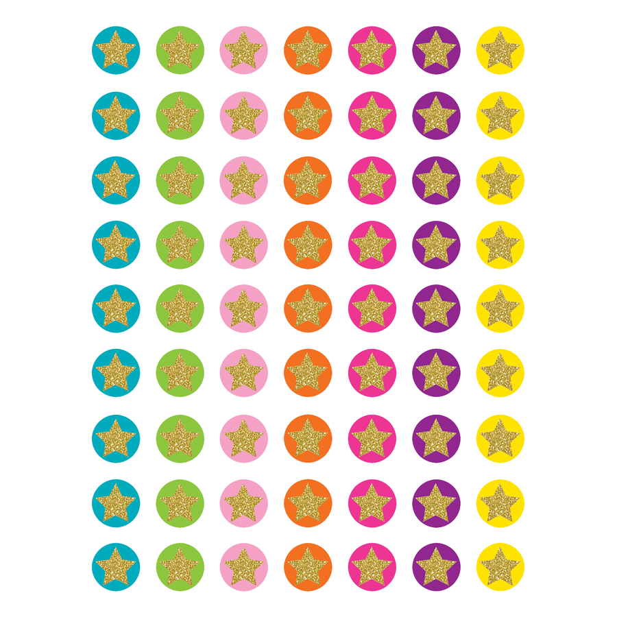 CONFETTI STARS MINI STICKERS 378STICKERS
