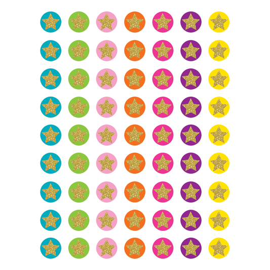 CONFETTI STARS MINI STICKERS 378STICKERS