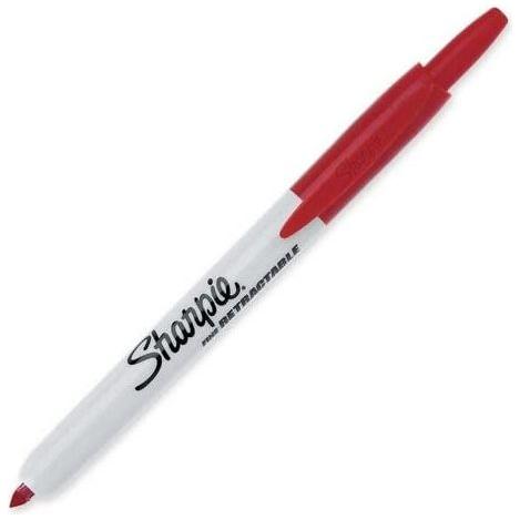 SHARPIE RT FINE RED