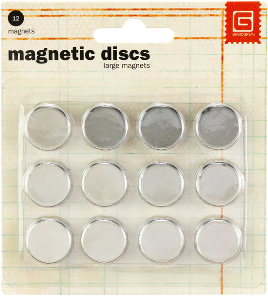 Magnetic Discs | 5/8"X1/32" | 12Pk