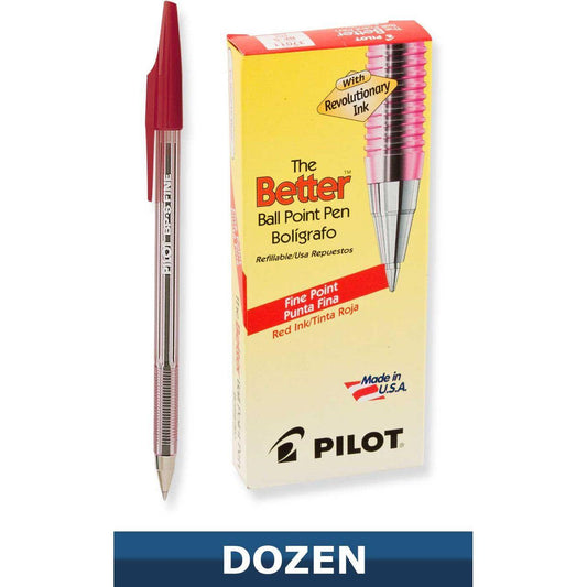 BPS PEN RED FINE CJ.12