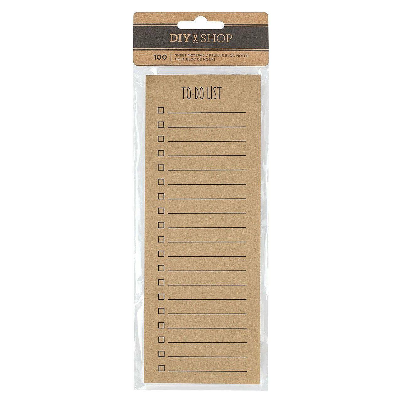 PAPER KRAFT LIST NOTEPAD