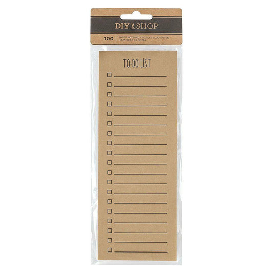 PAPER KRAFT LIST NOTEPAD