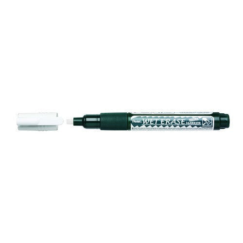 WET ERASE CHALK MARKER CHISEL TIP WHITE