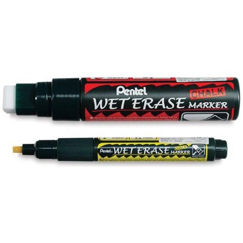 WET ERASE CHALK MARKER JUMBO TIP BLUE