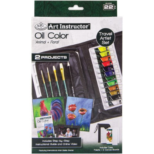 ANIMAL FLORAL OIL COLOR