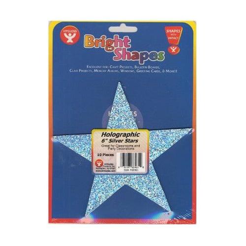 ESTRELLAS HOLOGRAFI PLATEADAS