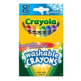 CRAYOLA ULTRA CLEAN WASHABLE CRAYONS PQ.8