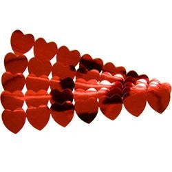 HEARTS STICKER STRIP PQT.5