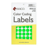 CODING LABEL 1/2" GREEN GLOW 800 PC