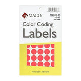 CODING LABEL 1/2" RED GLOW 800 PC