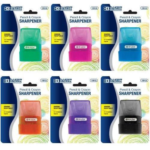 SINGLE SIDE HOLE SHARPENER W/ RECEPTACLE