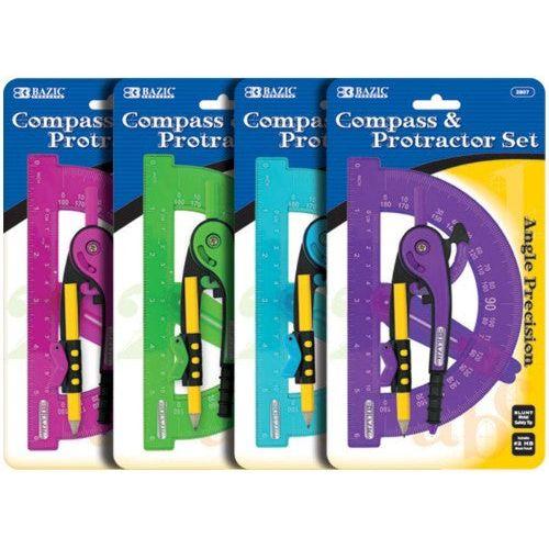 COMPAS & PROTRACTOR SET